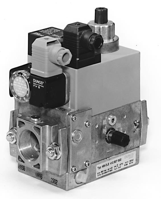Dungs MB-D (LE) 405-412 B07 Combined Regulator And Safety Shut Off Valves With Integrated Bypass Valve